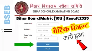 Bihar Board Matric Result 2025: बिहार बोर्ड कक्षा 10वीं रिजल्ट जल्द होगी जारी, ऐसे करना होगा चेक व डाउनलोड @boardbihar.com